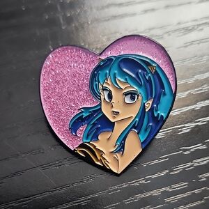 Urusei Yatsura LUM Anime Heart Shaped Enamel Pin